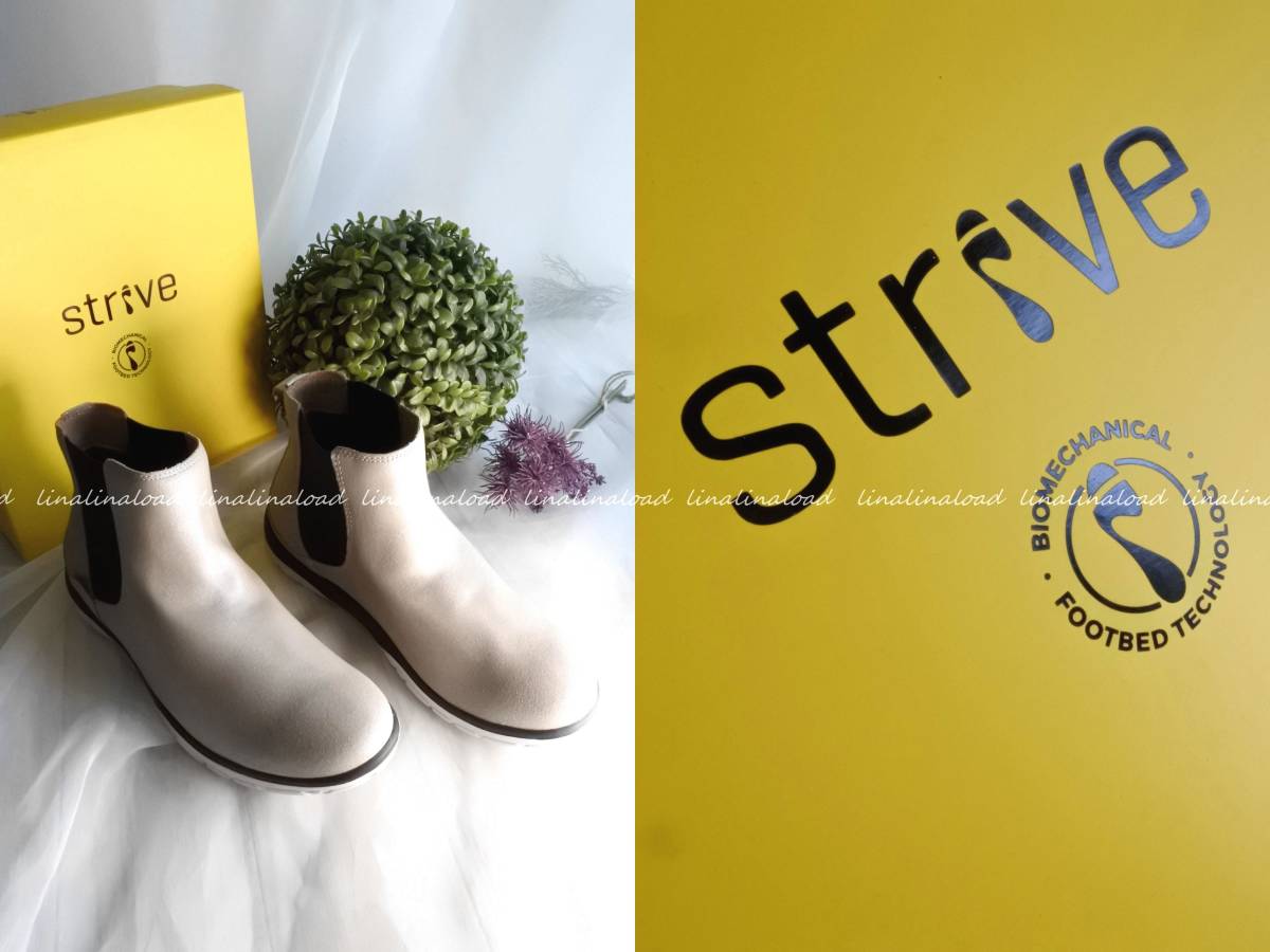 期間限定お値下げ 未使用 米足病医学協会認定 strive ストライブ チェルシー コンフォート サイドゴアブーツ UK6 アーチインソール拍卖