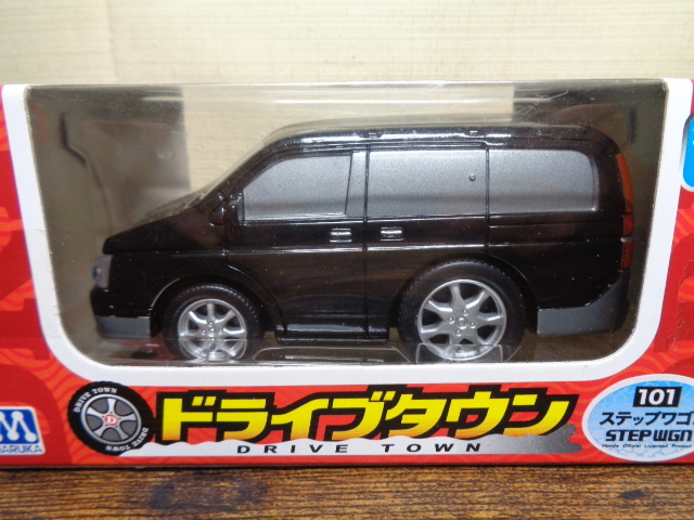 ドライブタウン/プルバックカー♪ステップワゴン ホンダ STEPWGN HONDA(黒)拍卖