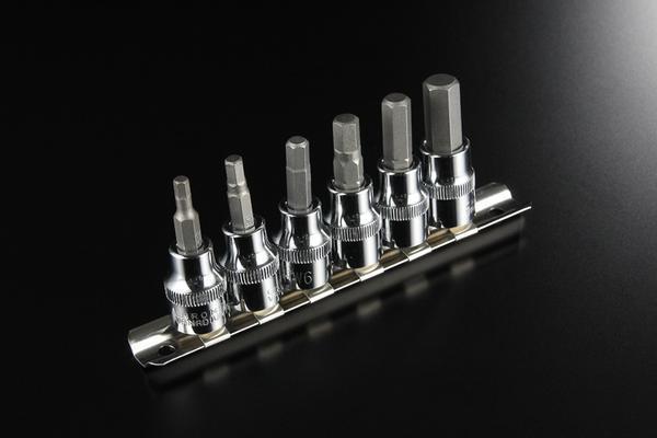 Moto tools 3/8 ヘックスビットソケットセット ホルダー付き バイクパーツセンター拍卖