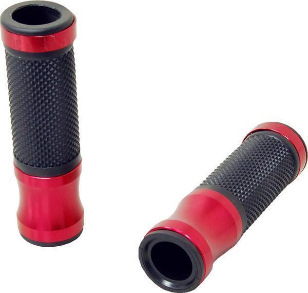 カスタムグリップ左右セット タイプB 赤 新品 バイクパーツセンター拍卖