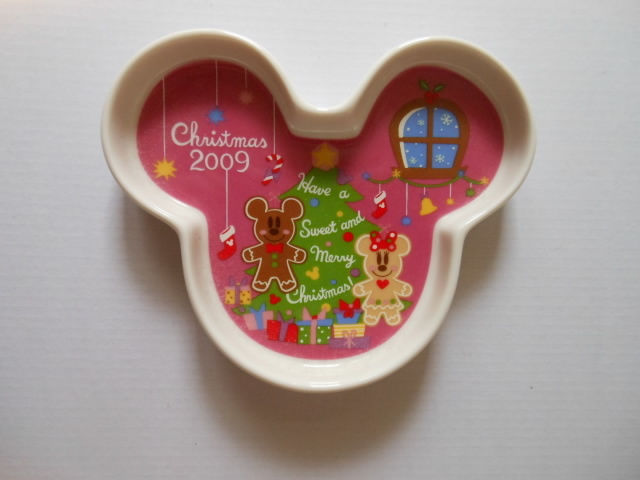☆ ディズニーリゾート クリスマス 2009 プレート  送料無料!☆拍卖