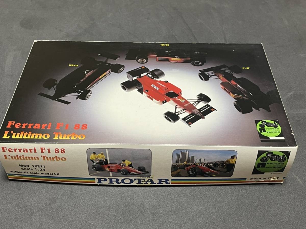プロター PROTAR 1/24 フェラーリ1988 FERRARI F1/88 ゲルハルト・ベルガー アルボレート デカール良好 値札残り拍卖