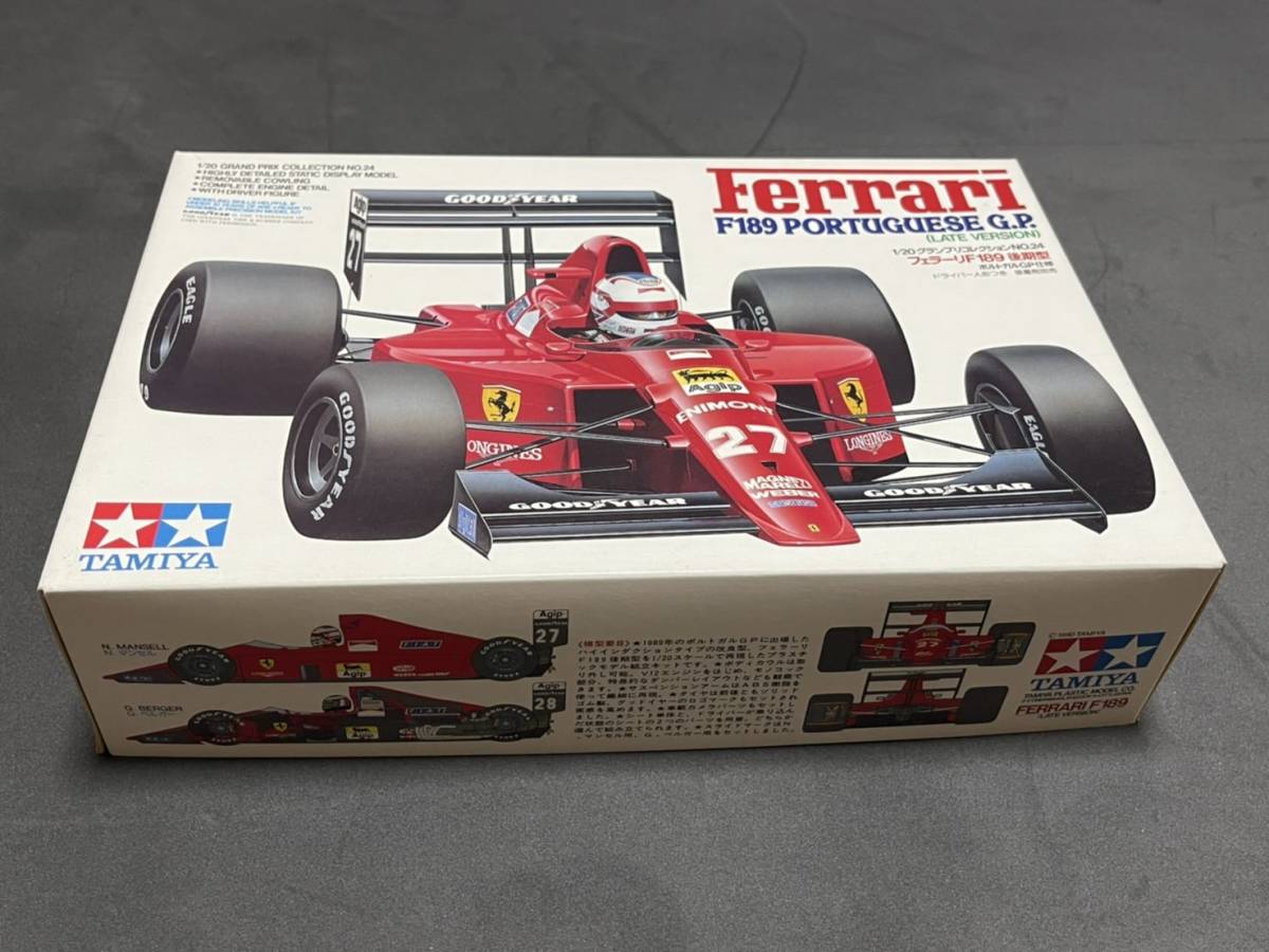 タミヤ 1/20 Ferrari フェラーリF189 640 後期型 ポルトガルGP仕様 ナイジェル・マンセル ゲルハルト・ベルガー 約30年前物拍卖