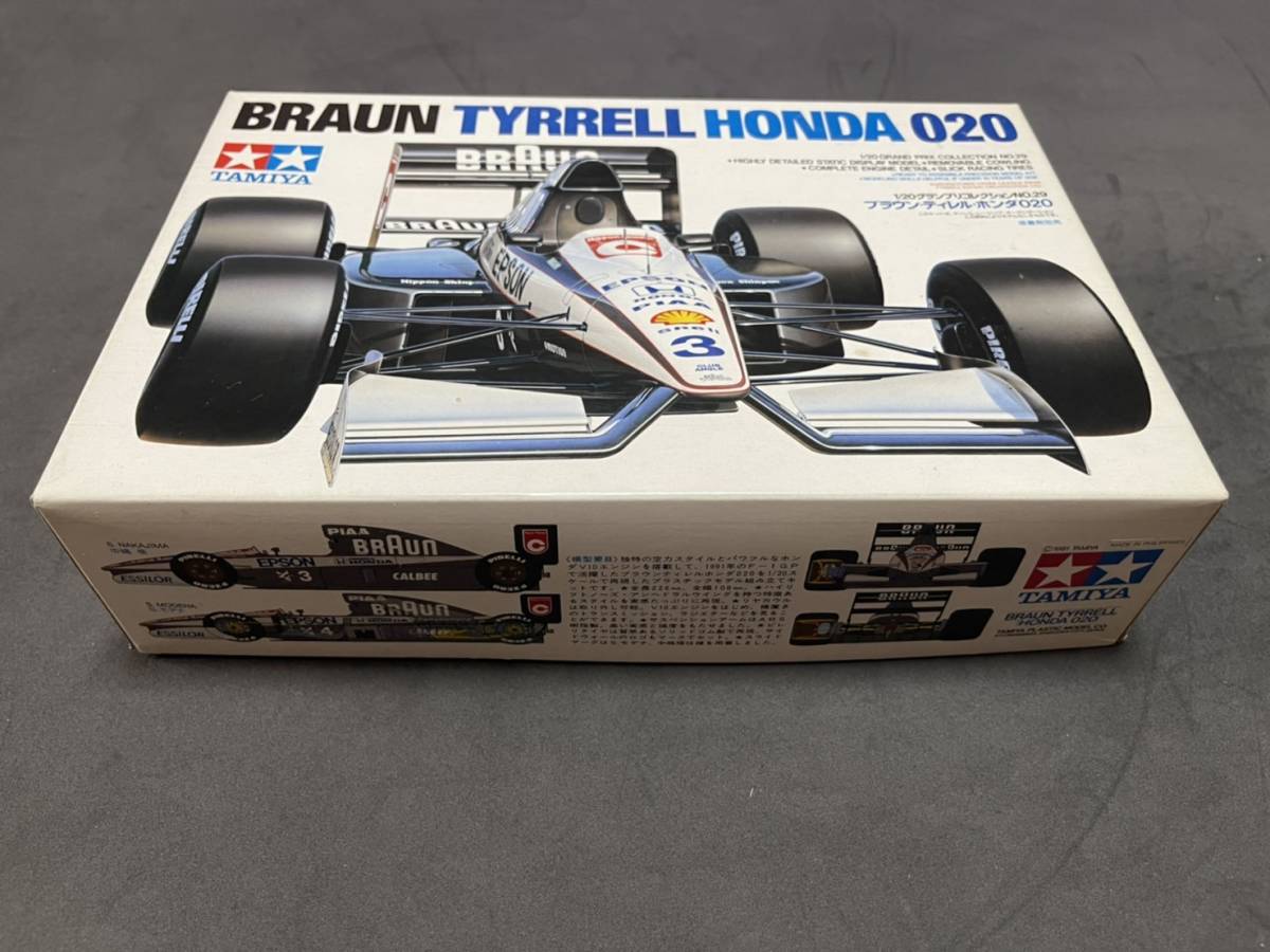 田宮 タミヤ 1/20 F1 BRAUN ブラウン ティレル ホンダ 020 Tyrrel Honda 020 中嶋悟・モデナ デカール良好拍卖