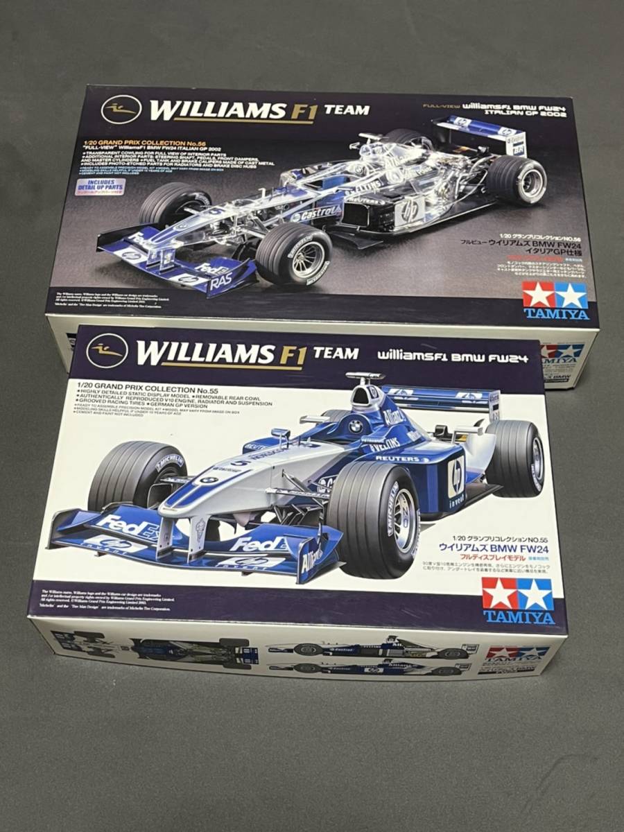 TAMIYA 1/20 ウイリアムズ BMW FW24 1/20 ウィリアムズBMW FW24イタリア GPクリアパーツ仕様 2個セット拍卖