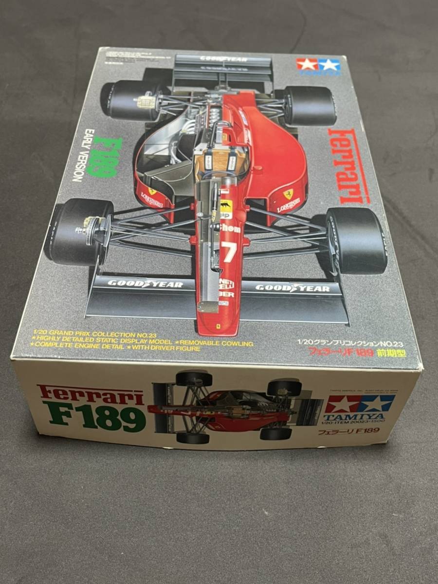 タミヤ 1/20 Ferrari フェラーリF189 640 前期型 開幕戦 ブラジル仕様 ナイジェル・マンセル ゲルハルト・ベルガー 約30年前物拍卖