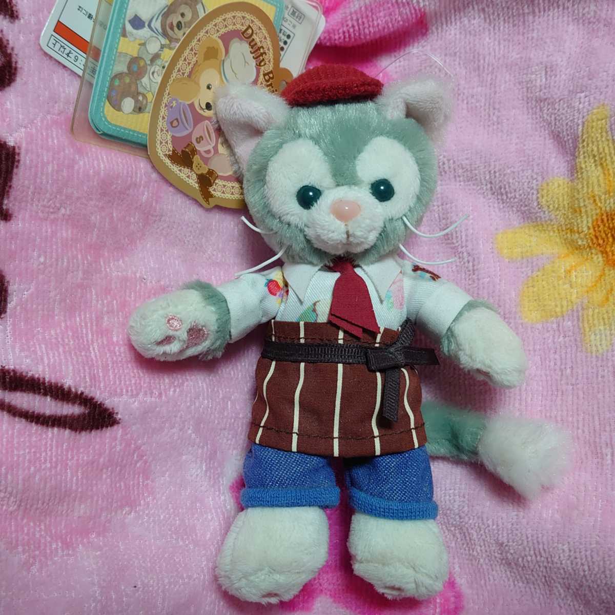 ディズニーシー スウィートダッフィー 2015 ジェラトーニ ぬいぐるみバッジ ぬいば タグ付き 即決です拍卖