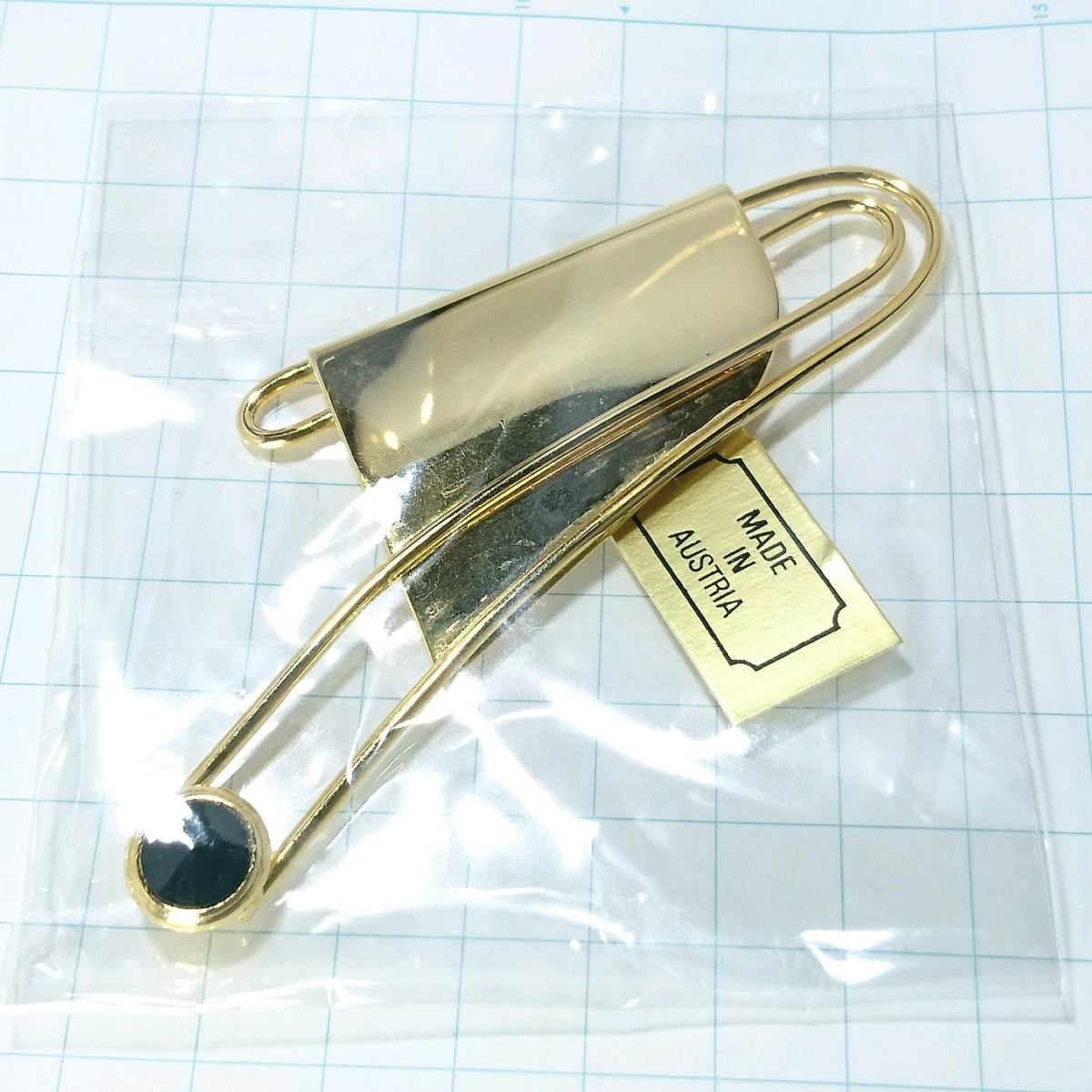 送料無料)未使用☆オーストリア輸入 デザインブローチ☆アンティークブローチ A10595拍卖