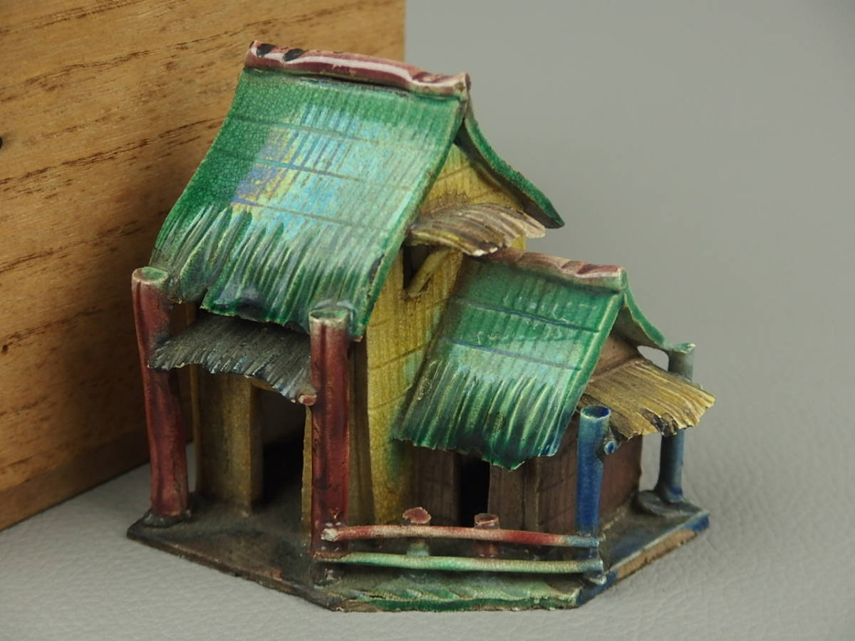 【骨董・茶道具】★古い 九谷焼?交趾焼?★★葛屋香炉 dn077tl.8 香道具拍卖