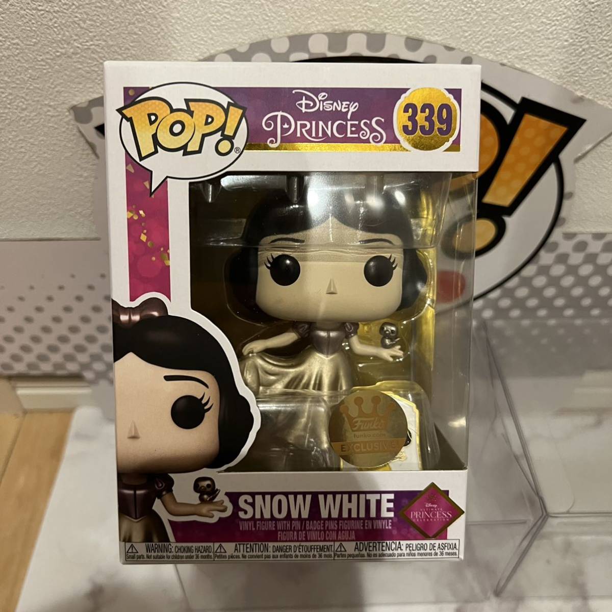レアFUNKO POP! 白雪姫 ディズニープリンセスゴールドシリーズ限定版拍卖