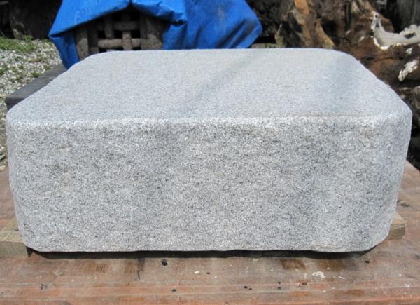 国産 御影石 沓脱石 踏み石 真壁小目 天然石 MK20 台座 庭石 即決拍卖