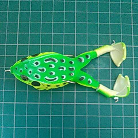 ウィードレスルアー 90mm 13g 緑1 検)珍品 雷魚 レーベル 鯰 スナッグプルーフ バズンフロッグ oso ito 道楽 マンズ メガバス B級ルアー拍卖