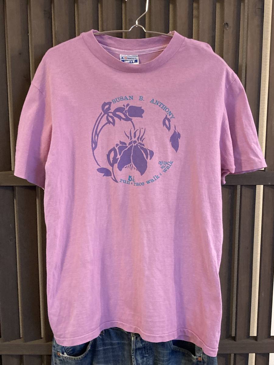 Hanes BEEFY-T ヘインズ80's-90's半袖Tシャツ USA製 スーザンBアンソニー拍卖