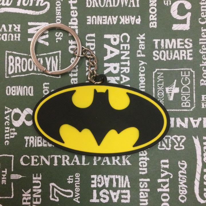 ラバーキーリング/バットマン BUD MAN キーホルダー アメリカン雑貨 車 バイク ファッション小物 カギ アクセサリー アメキャラ拍卖