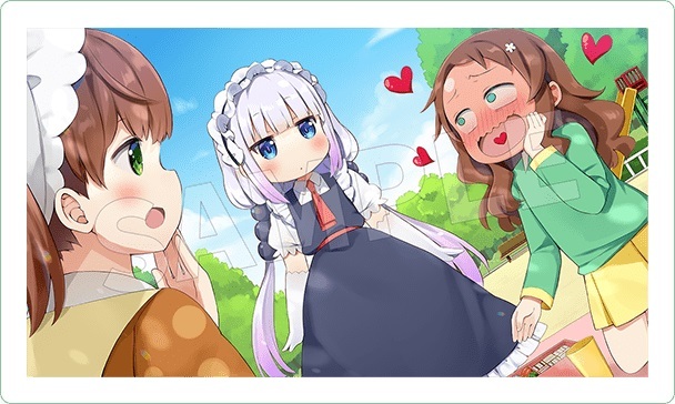 新品 小林さんちのメイドラゴン 炸裂!!ちょろゴン☆ブレス メロンブックス特典 PS4 B2タペストリー拍卖