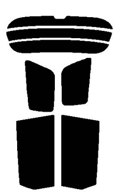 スーパーブラック 6% 極厚 2層構造フィルム オデッセイ RB1・RB2 前期 カット済みカーフィルム リヤーセット 拍卖