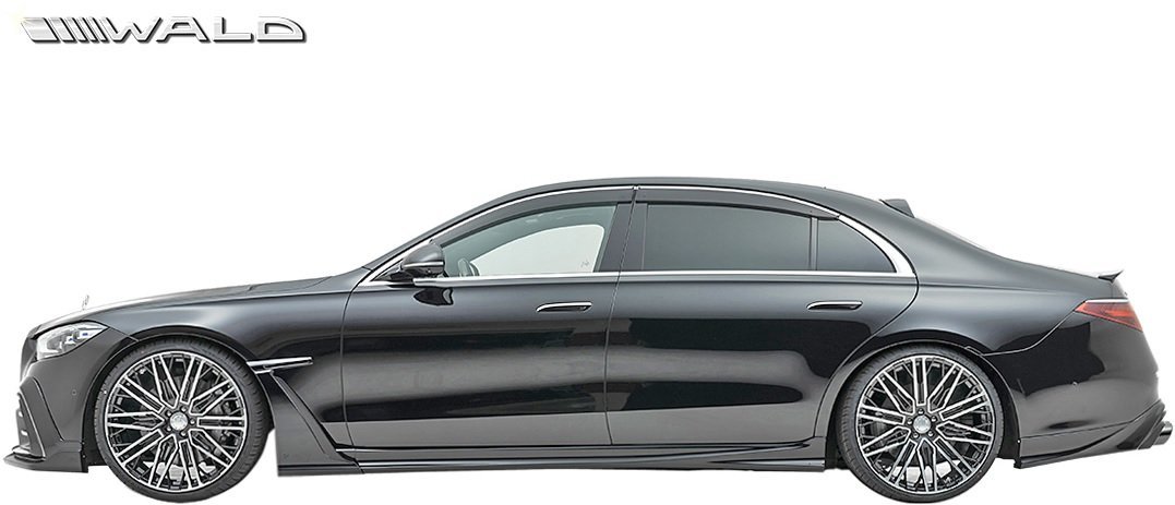 【M's】W223 BENZ Sクラス S500 LONG AMG-LINE用 前期 (2021y-) WALD サイドステップ LR // ヴァルド バルド エアロ パーツ カスタム拍卖