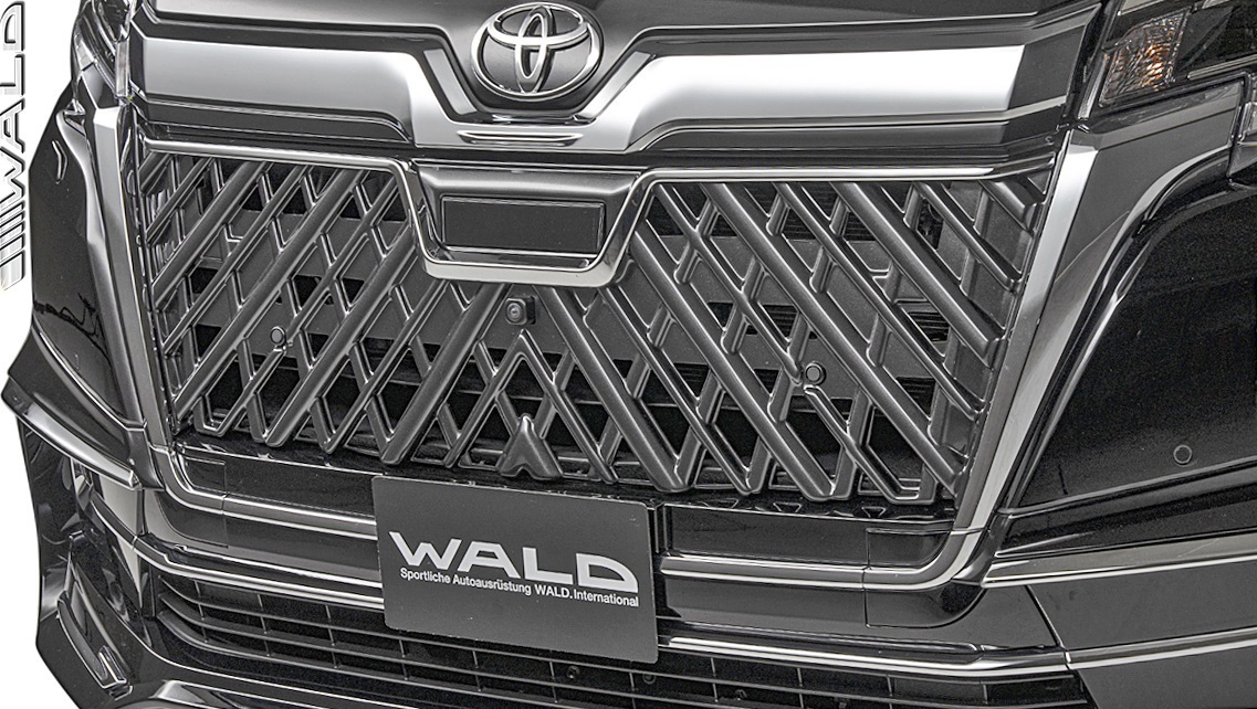 【M’s】TOYOTA グランエース (R1.12-) WALD EXECUTIVE LINE フロントグリル // ABS 未塗装 ヴァルド バルド エアロパーツ 新型 外装品拍卖
