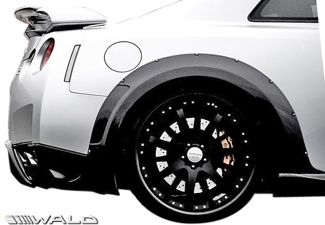 【M's】日産 R35 GT-R (H19.12-H22.10) WALD SPORTS LINE BLACK BISON EDITION リア オーバーフェンダー / ヴァルド バルド エアロ パーツ拍卖