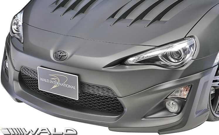 【M's】トヨタ ZN6 86 ハチロク (H24.4-) WALD Sports Line フロントハーフスポイラー//FRP ヴァルド バルド エアロ フロントスポイラー拍卖