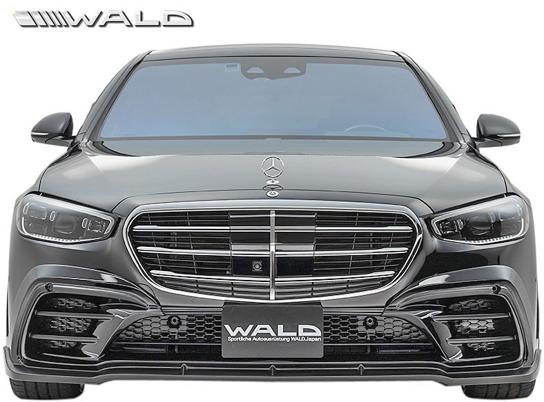 【M's】W223 Sクラス S500 ロング AMGライン 前期 (2021y-) WALD BLACK BISON フロントスポイラー // 未塗装 ヴァルド エアロ パーツ拍卖
