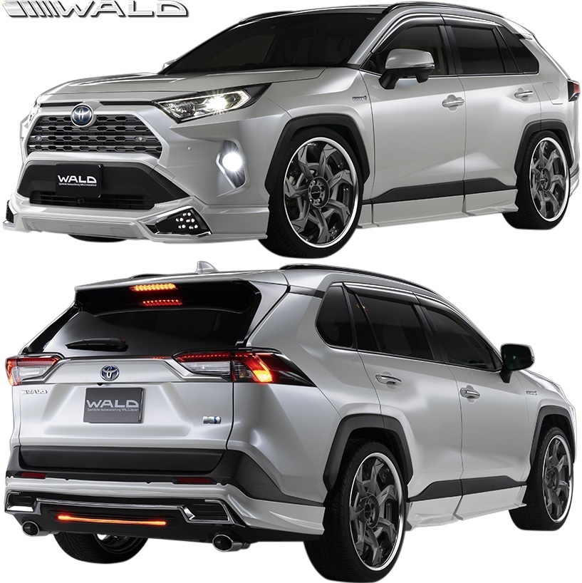 【M’s】TOYOTA RAV4 G/X 前期 ( R1.4- ) WALD SPORTS LINE フルエアロ 3P // ABS 未塗装 ヴァルド バルド エアロパーツ エアロキット拍卖
