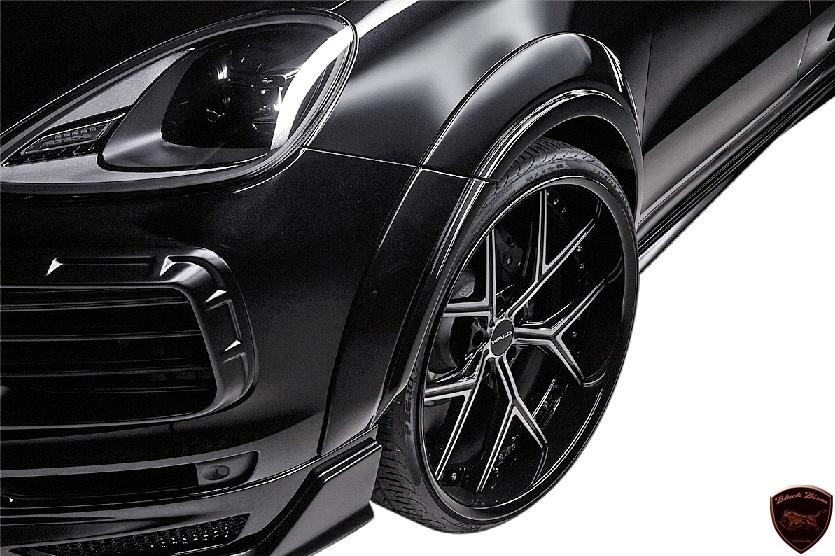 【M's】Porsche CAYENNE 9YA (2018y-) WALD Black Bison オーバーフェンダー 10PS (片側約55mmワイド)//FRP ヴァルド ワイドフェンダー拍卖