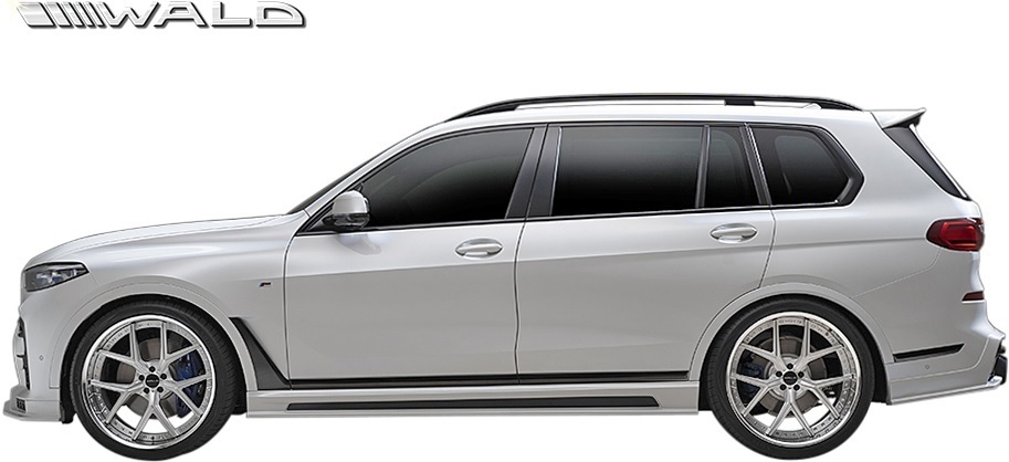 【M's】G07 BMW X7 M-SPORT 35d M50i 前期 (2019.06-) WALD SPORTS LINE サイドステップ 左右 / ヴァルド バルド エアロ パーツ Mスポーツ拍卖