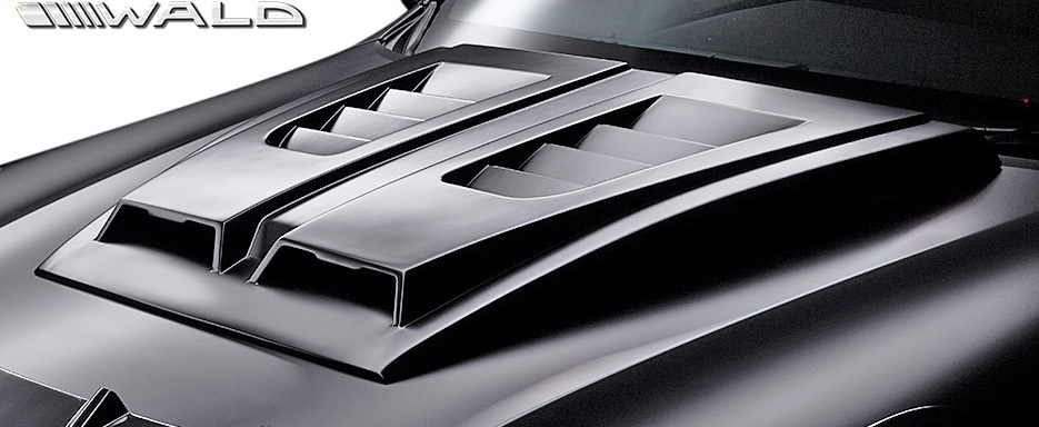 【M's】トヨタ 後期 GUN125 ハイラックス (R2.8-) WALD BLACK BISON ボンネットスクープカバー // HILUX ヴァルド バルド エアロ パーツ拍卖