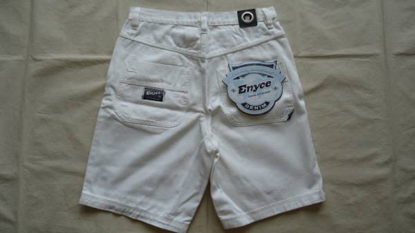 Enyce 旧モデル デニムショーツ 白 30inch 60%off 半額以下 エニーチェ ショートパンツ HIP HOP NYC拍卖