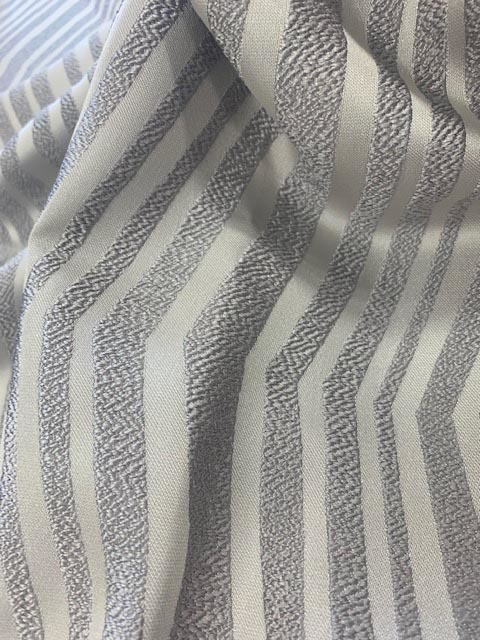 スミノエ織物:店内サンプル品:シャープ:モダンなデザインカーテン:シルバーグレー定価30,140円の品拍卖