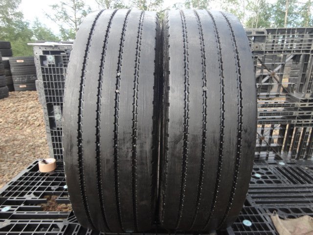 ●2587 夏 美品8分山 ヨコハマ RY407 265/60R22.5 143/140J 2本 2016年製 №上拍卖