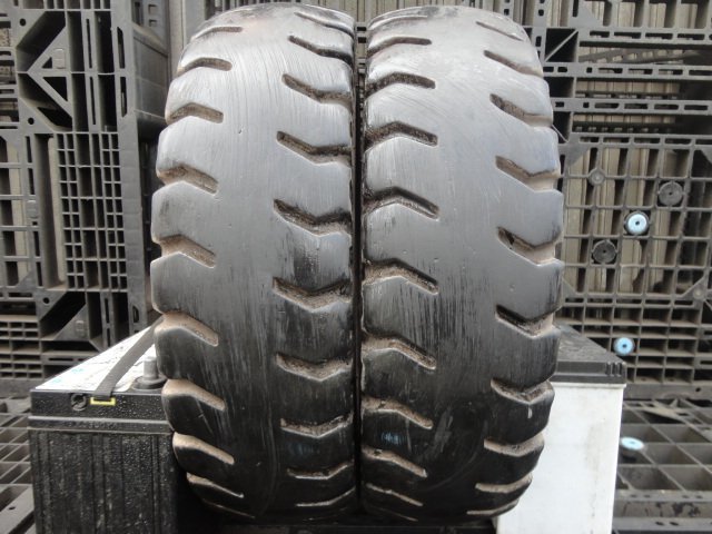 ●2621 フォークリフト 夏 YOKOHAMA SUPER LUG520 6.50-10 10PR 2本 №@拍卖