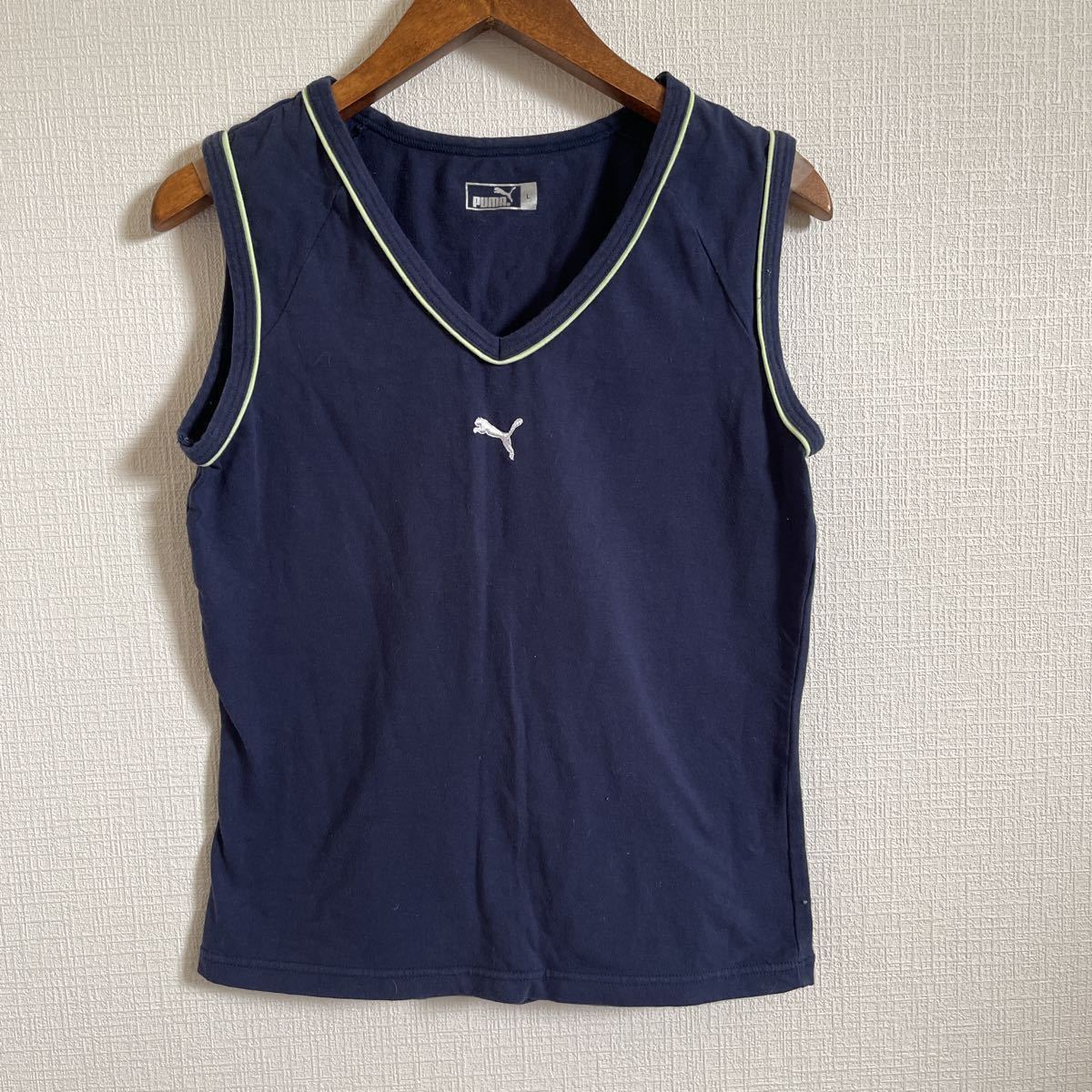 PUMA プーマ スポーツウェア タンクトップ レディース L size 綿拍卖