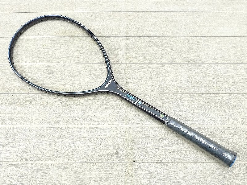 ▲60RA13▲未使用品ヴィンテージ軟式テニスラケットフレームmizuno/ミズノCX・603B・レトロ庭球拍卖