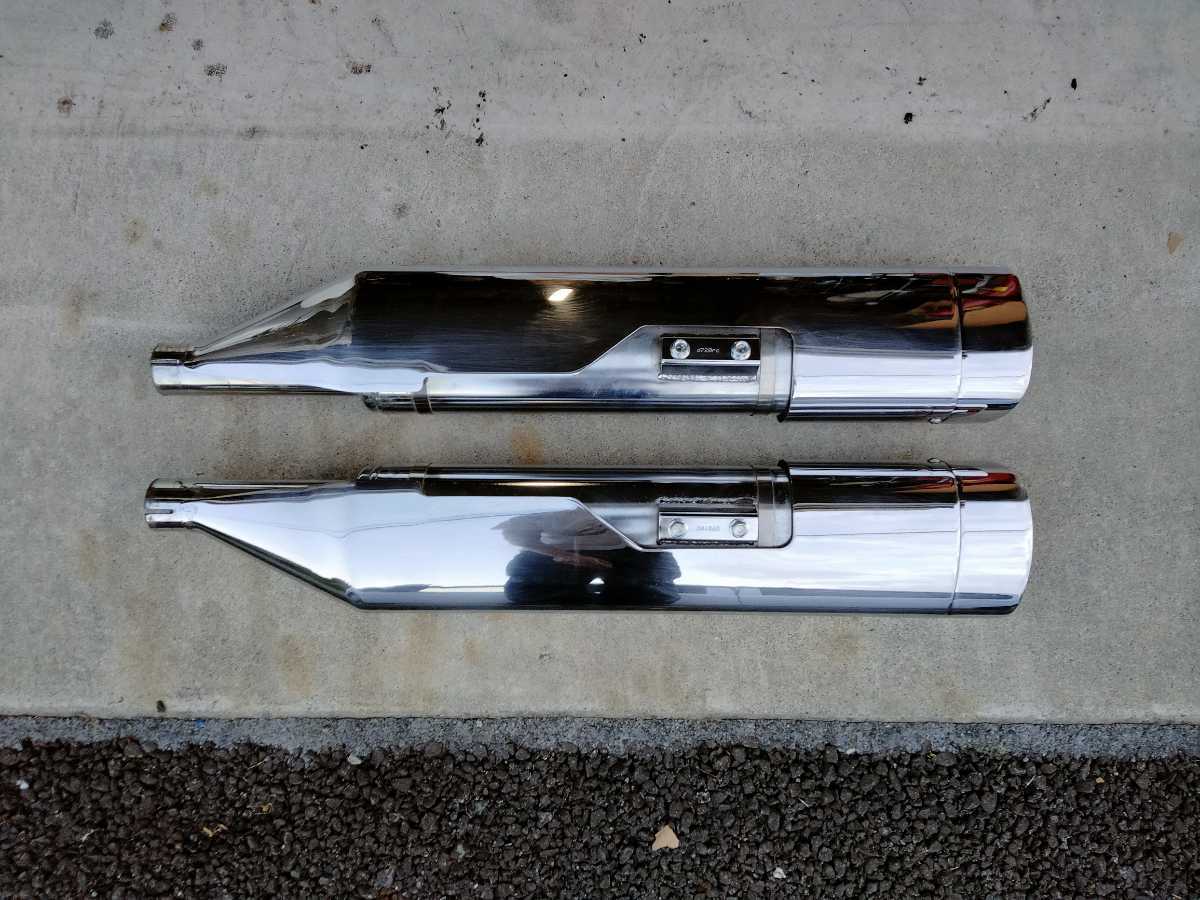 【極美品】FLHX バンス&ハインズ モンスターオーバルスリップオンマフラー VANCE&HINES 検)fltr flh ツーリング FLHTC FLSTC FLHTCU拍卖