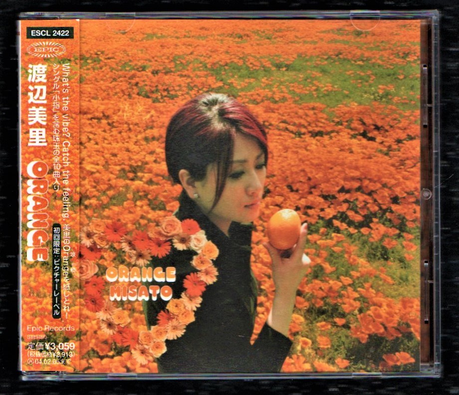 Ω 渡辺美里 10曲入 初回限定盤(ピクチャーレーベル) 2003年 14thアルバム CD/オレンジ ORANGE/小指 収録拍卖