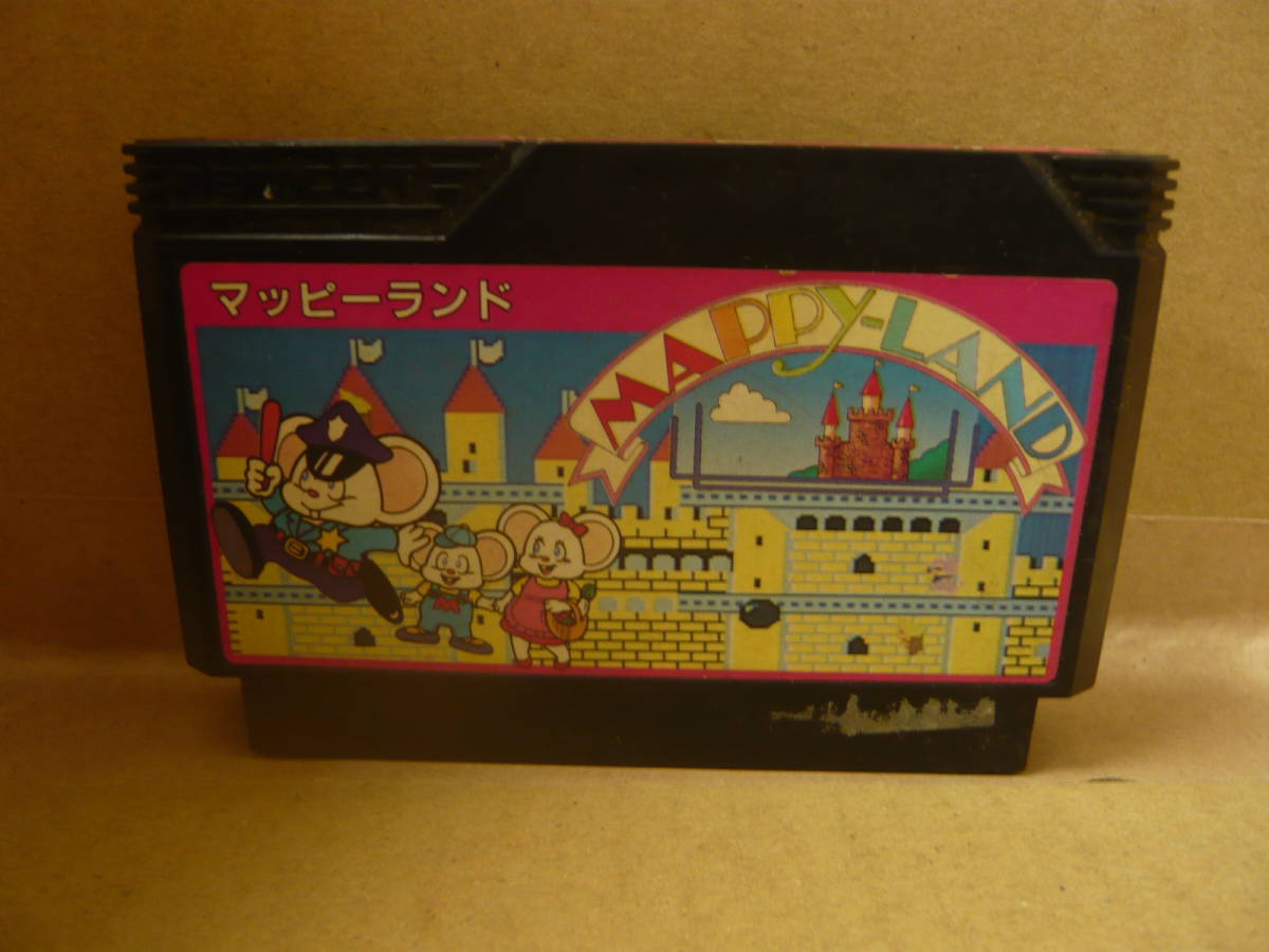 【中古】FC ファミコンソフト マッピーランド ナムコ 動作確認済み拍卖