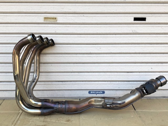 【中古】カワサキ ZRX1200 DAEG ダエグ 純正 エキパイ マフラー 刻印 KHI M 127 バイク 部品 着払い発送拍卖