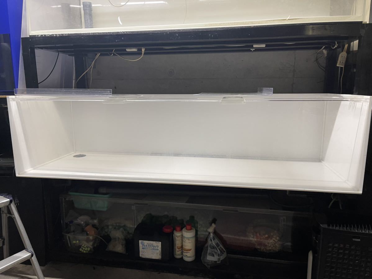 アクリル水槽★1800×600×450★4面白板仕様★オーバーフロー拍卖