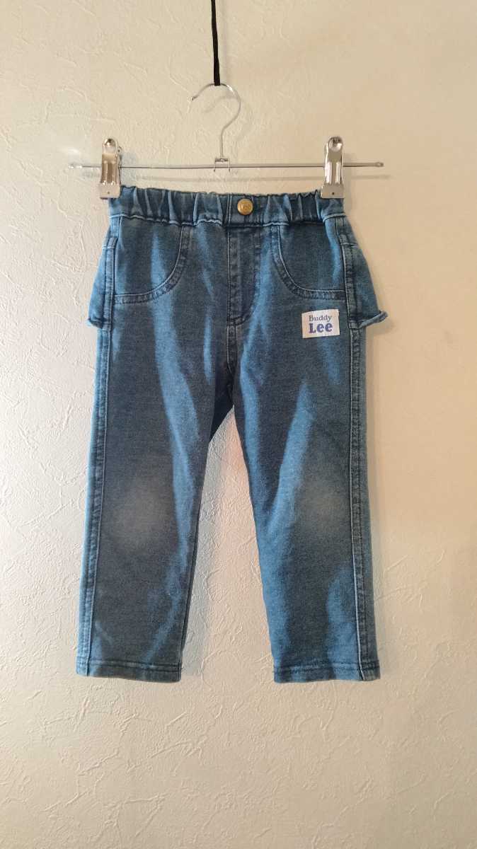 送料無料 Lee BUDDY Lee コレクション フリル付きデニムパンツ 90cmサイズ リー キッズ用 子供服 ベイビー 赤ちゃん スキニージーンズ拍卖
