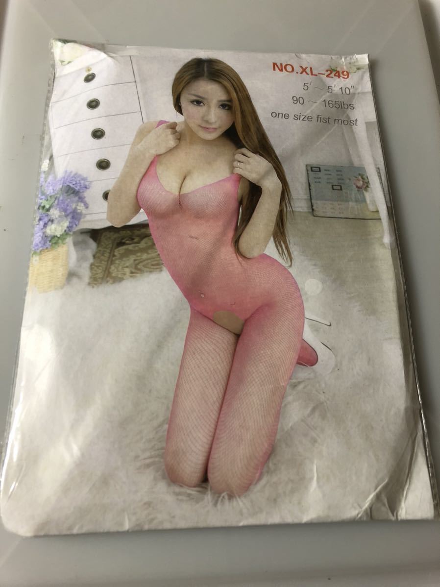 【送料無料】 ボディストッキング ピンク 網拍卖