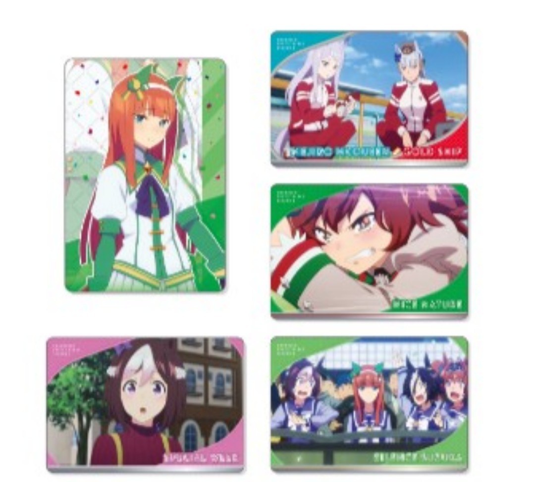 ウマ娘 プリティーダービー メタルカードコレクション カードダスオンライン限定版5枚セット 新品未開封 サイレンススズカ拍卖