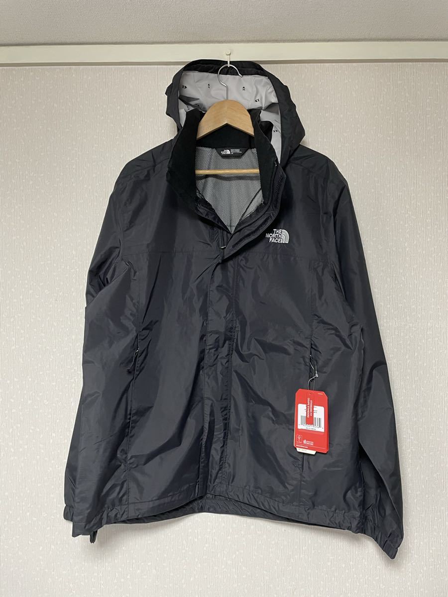 1点のみ新品★海外限定 ノースフェイスマウンテンパーカー黒L★ウインドブレーカー★防水拍卖