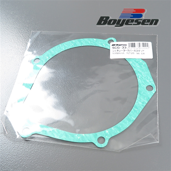 ◇YZ125 '94-'04 BOYESEN ファクトリージェネレーターカバー ガスケット 展示品 (BO-SCG-33)検索/ボイセン拍卖