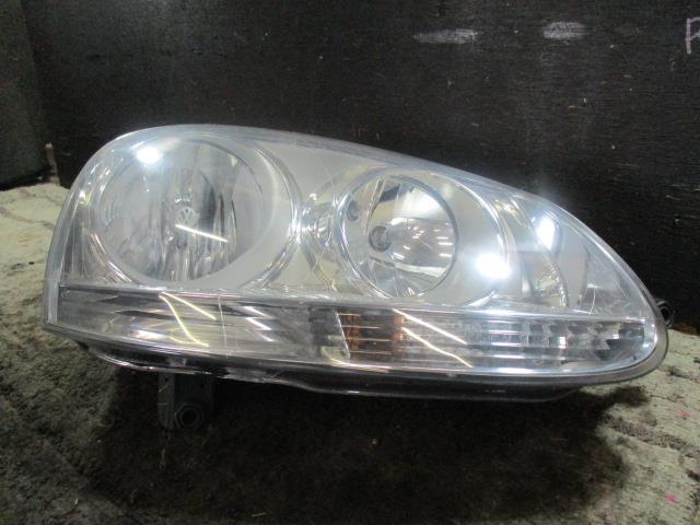 VW ゴルフヴァリアント ABA-1KCAV 右ヘッドランプASSY TSIコンフォートライン CAV 7FT LA3H拍卖