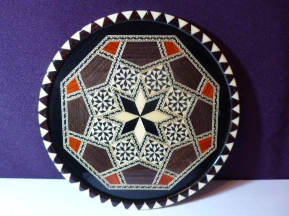 ξ スペイン タラセア 壁掛け 壁飾り ξ グラナダ 寄木細工 木象嵌 寄木 象嵌拍卖