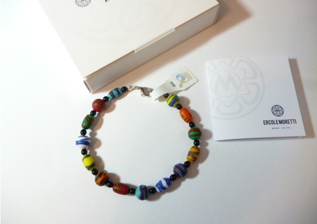 β Venetian murano glass エルコーレモレッティ ベネチアングラス ブレスット β ムラーノ ERCOLE MORETTI ベネチアン ベネチアンガラス拍卖