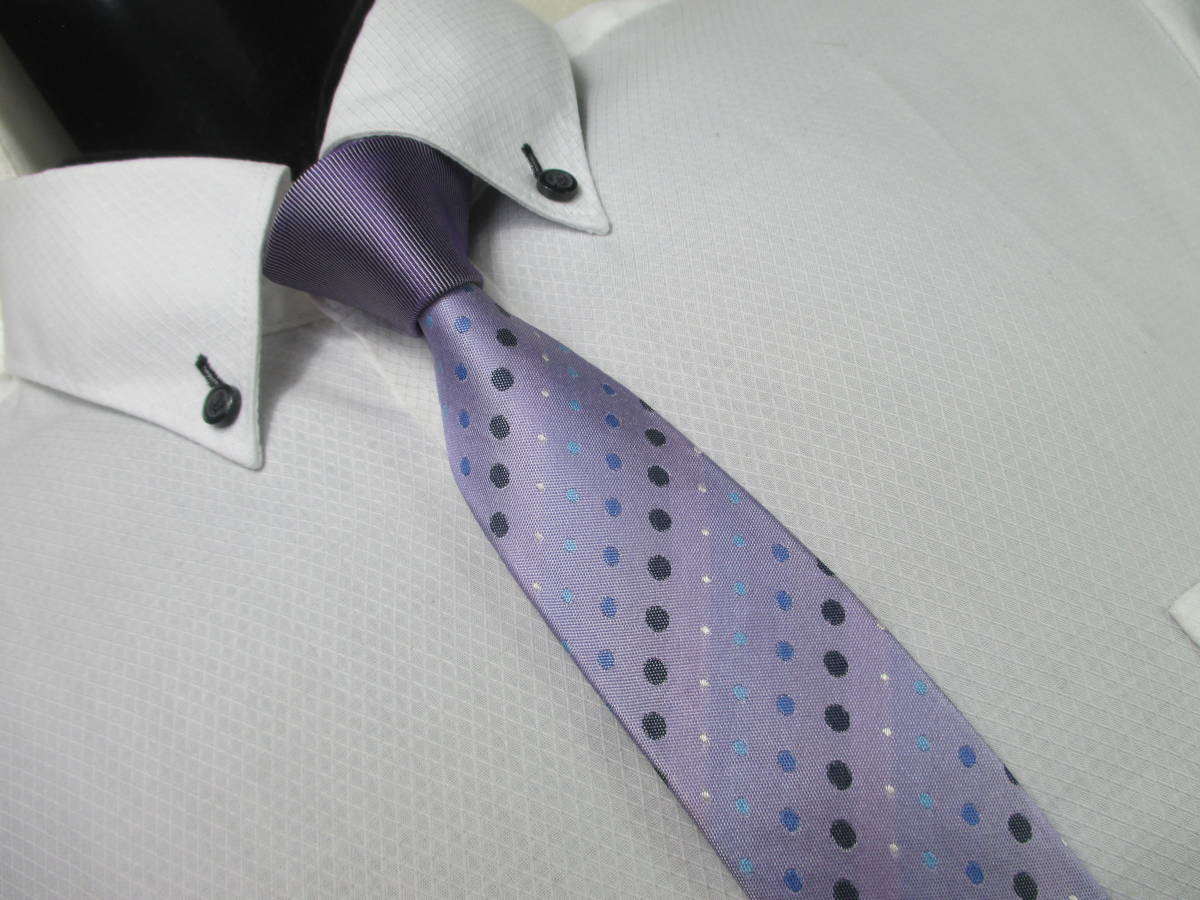 ☆ネクタイ◆ブリックハウス BRICK HOUSE by Tokyo Shirts ◆その他の柄・紫色系☆第27弾ブランドがいっぱい☆27-46☆拍卖