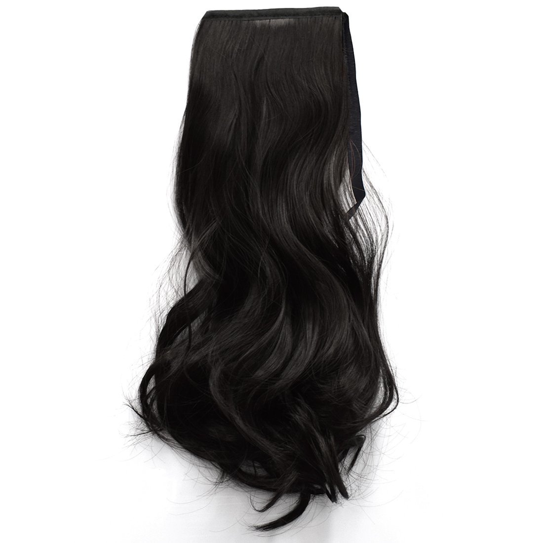 ポニーテールウィッグ ウィッグ ポニーテール 女性 ロング ポニーテールウィッグ カーリーヘア 35cm ナチュラルブラック拍卖